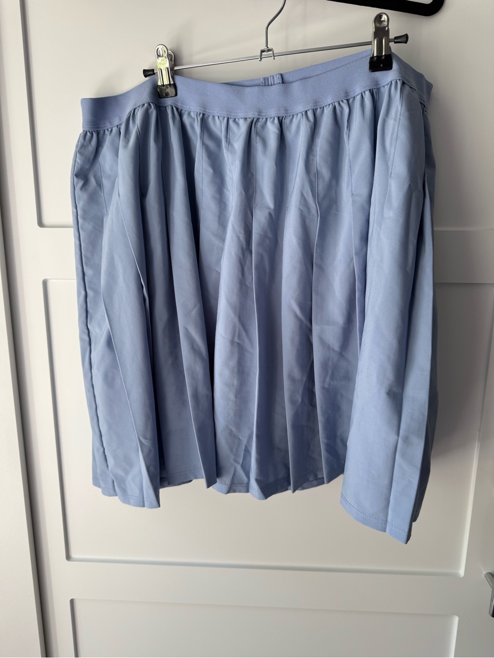 Penningtons Active Zone Light Blue Pleated Women’s Skirt Skort Built in Shorts